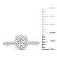 thumbnail image 4 of 1.00 CT. T.W.  Round Cut Cluster Diamond Ring in 14K Gold, 4 of 7