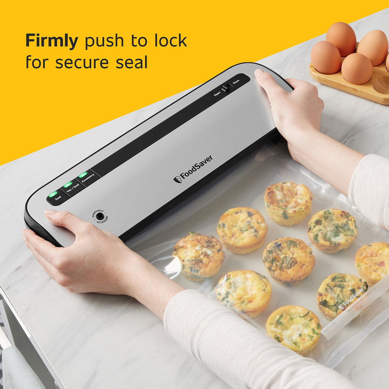 FoodSaver Space-Saving Vacuum Sealer with Bags and Roll - Samsclub.com