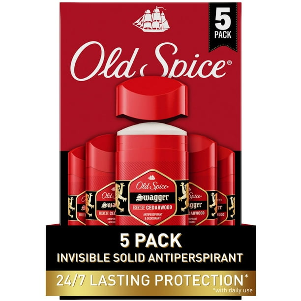 Old Spice Swagger & Captain 5本セット Old Spice Swagger Antiperspirant & Deodorant for Men, 2.6 oz., 5