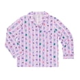 thumbnail image 7 of DreamMark Women's 2-Piece Holiday Notch Collar Pajama Set, 7 of 12