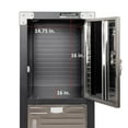 thumbnail image 9 of Seville Classics UltraHD 4-Door Stackable Locker Cabinets, 15" W x 18" D x 73.9" H, 9 of 14
