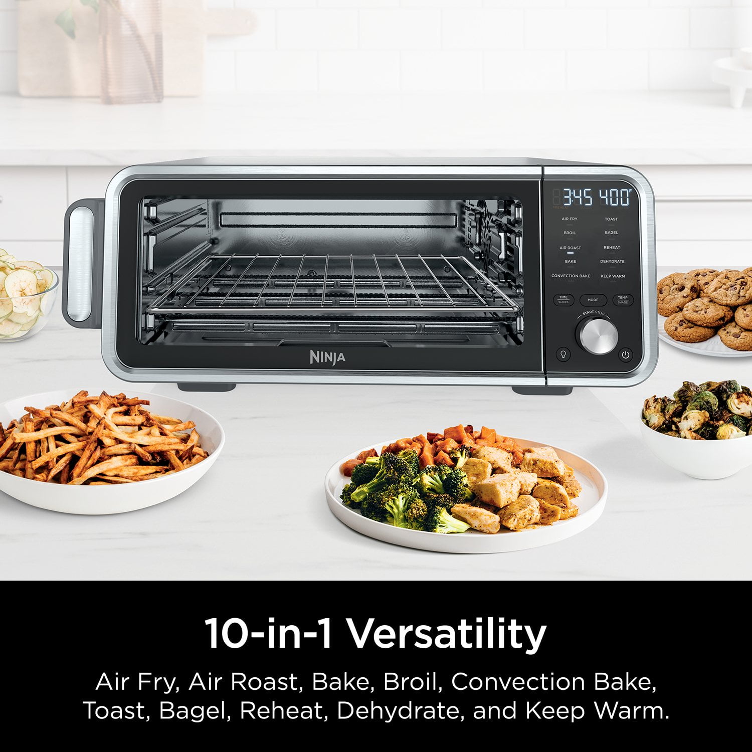 Foodi Digital Air Fry Oven, Convection Oven, Toaster, Air Fryer, Flip-Away for Storage (SP101) - Thumbnail 5