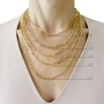 thumbnail image 6 of Paperclip Chain Necklace in 14K Gold, 6 of 7
