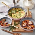 thumbnail image 2 of Member's Mark 3-Piece Modern Ceramic Fry Pan Set, Assorted Colors, 2 of 5