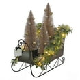 thumbnail image 3 of Member's Mark Pre-Lit Decorative Metal Sleigh with Trees - Bronze, 3 of 3