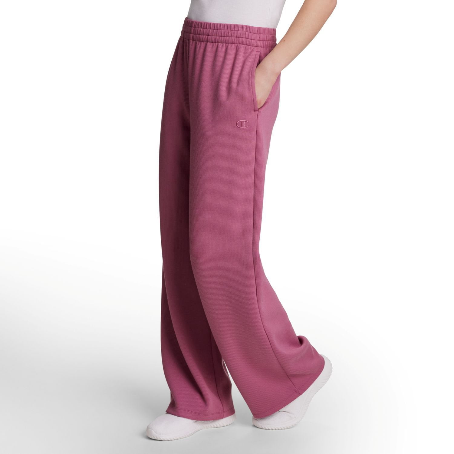 NEW Champion UNDER R ナイロンイージーパンツ ピンク M Champion Women's Air Layer Ribbed Wide Leg Pant - Samsclub.com