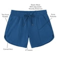 thumbnail image 7 of Member's Mark Women's Sandwash Dolphin Hem Short, 7 of 7