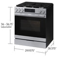 thumbnail image 3 of Samsung Bespoke 6.0 cu. ft. Smart Slide-In Gas Range w/ True Convection, 3 of 10
