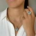 thumbnail image 6 of Solitaire Gemstone Pendant Necklace in 14K Gold, 6 of 6