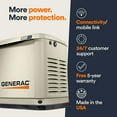 thumbnail image 4 of 10,000 Watt Generac Standby Generator with 100 Amp Automatic Transfer Switch, 4 of 8