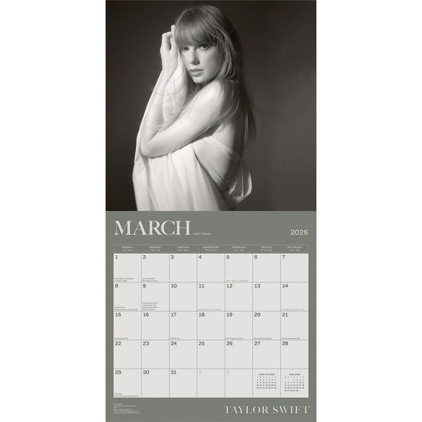 Taylor Swift Official 2026 Plastic-Free Wall Calendar - Samsclub.com