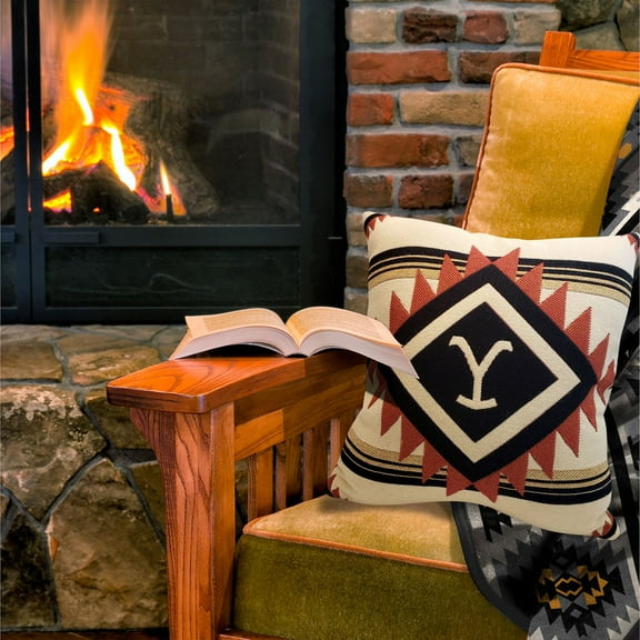 Yellowstone 20" x 20" Double Sided Woven Pillow