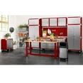 thumbnail image 16 of Seville Classics UltraHD® 6-Piece Steel Garage Cabinet Storage Set With Height Adjustable Workbench, 12 Feet Wide, 16 of 17