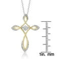 thumbnail image 3 of Lab Created White Sapphire Necklace, 3 of 5