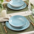 thumbnail image 2 of Christian Siriano Onyx 24-Piece Porcelain with Gold Rim Dinnerware Set, 2 of 7