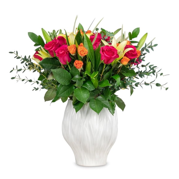 Member's Mark Divine Blooms Summer Bouquet, with vase