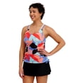 thumbnail image 1 of ZeroXposur Women’s  2 Piece Fashion Tankini Set, 1 of 5