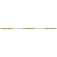 thumbnail image 3 of Round & Square Bead Station Necklace in 14K Gold, 3 of 6