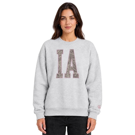 State of Mine Women's Camo Letters State Sweatshirt