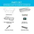 thumbnail image 3 of Member's Mark Party Set with 2-hour Safe Heat Chafing Fuel, 24 ct., 3 of 6