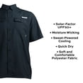 thumbnail image 2 of Habit Men's Short Sleeve 50+ UPF Fishing Shirt, 2 of 6