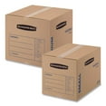 thumbnail image 4 of Bankers Box SmoothMove Basic Moving Boxes, Regular Slotted Container (RSC), Small, 12" x 16" x 12", Brown/Blue, 25/Bundle, 4 of 5