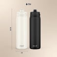 thumbnail image 4 of Ello Pop & Fill 22oz. Stainless Steel Water Bottle with Leak Proof Locking Lid, 2-Pack, 4 of 6