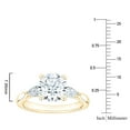 thumbnail image 4 of Lab Created Diamond Three Stone Ring in 18K Gold, 2.37 C.T.W.T., 4 of 6