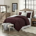 thumbnail image 2 of Swift Home 3-Piece Reversible Faux Fur Sherpa Comforter Set, Assorted Sizes, 2 of 6