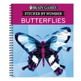 thumbnail image 1 of Brain Games - Sticker by Number: Butterflies by Brain Games, Spiral Bound, 1 of 4