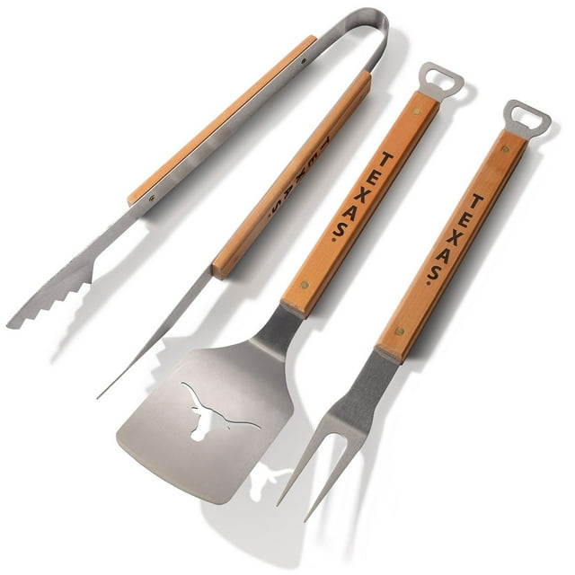 YouTheFan Texas Longhorns 3pc. Grill Set