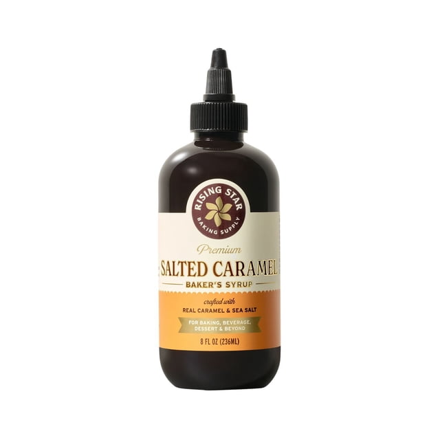 Rising Star Baking Supply Salted Caramel Baker's Syrup, 8 oz