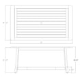 thumbnail image 9 of Member's Mark Catalina Teak Dining Set with Sunbrella Fabric, 7pc, 9 of 9