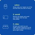 thumbnail image 8 of Sealy Dreamlife 1.5" Gel Memory Foam Mattress Topper, 8 of 8