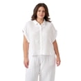 thumbnail image 6 of Edited by Hunter McGrady Women's Gauze Camp Shirt, 6 of 10