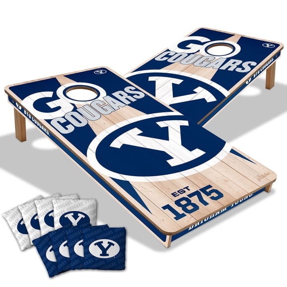 YouTheFan BYU Cougars 2'x4' Cornhole Board Set