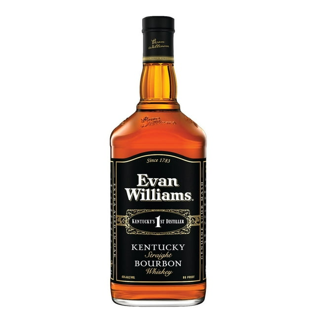 Evan Williams Black Label Straight Bourbon 1.75 L