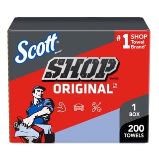 Scott Shop Towels Original, Pop-Up Dispenser Box 200 Sheets/Box