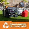 thumbnail image 7 of 10,000 / 7,800-Watt Tri-Fuel Ultra Quiet Home Backup Inverter Generator , CO Auto Shutoff, and Electric Start, 7 of 8