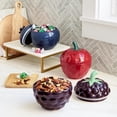 thumbnail image 1 of Member's Mark 3-Piece Stoneware Berry Canister Set, 1 of 3