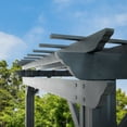 thumbnail image 6 of Range Steel Pergola with Trellis Roof & PowerPort, 6 of 13