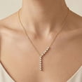 thumbnail image 4 of 1.00 CT.T.W. Lab Created Diamond Lariat Necklace in 14K Gold, 4 of 4