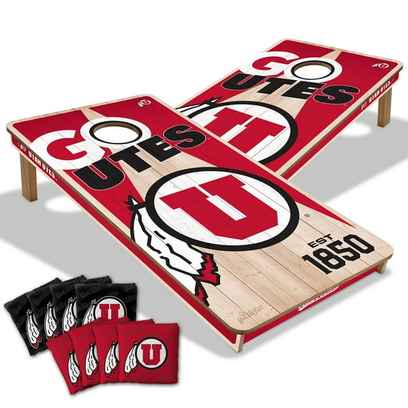 YouTheFan Utah Utes 2'x4' Cornhole Board Set