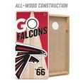thumbnail image 3 of YouTheFan Atlanta Falcons 2'x4' Cornhole Board Set, 3 of 6