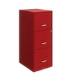 thumbnail image 4 of Hirsh 18" Deep 3 Drawer Smart Letter Width Vertical File Cabinet, Choose Color, 4 of 15