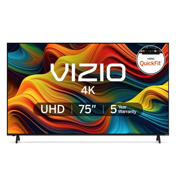 VIZIO 75" Class 4K Series LED Smart TV, QuickFit® Compatible