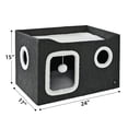 thumbnail image 3 of Member’s Mark Collapsible Cat Condo, 24 x 17 x 15 in., Choose Color, 3 of 8