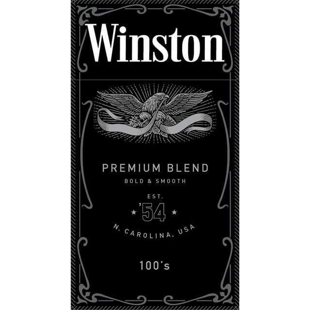 Winston Black 100s Box 20 ct., 10 pk.