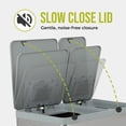 thumbnail image 2 of Simpli-Magic 16 Gallon Dual Trash Can, 2 of 5