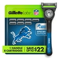 thumbnail image 1 of Gillette Labs NFL Detroit Lions Men's Razor, Handle + 8 Cartridges, 1 of 10